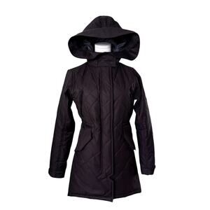 Burton DryRide Quilted Hooded Jacket Black Insulated Snow coat Womens XS